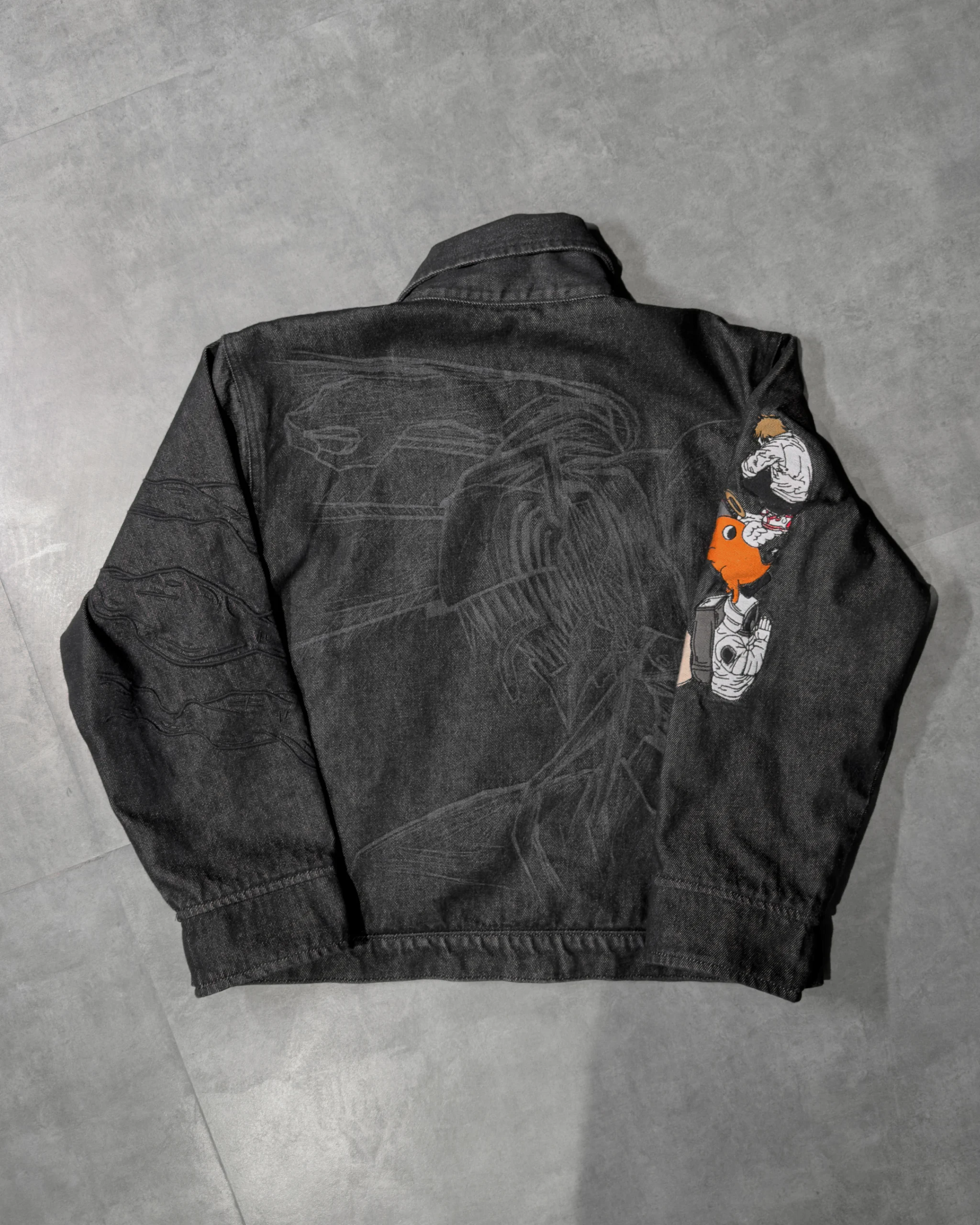 Devil (Embroidered Denim Jacket) - Image 2