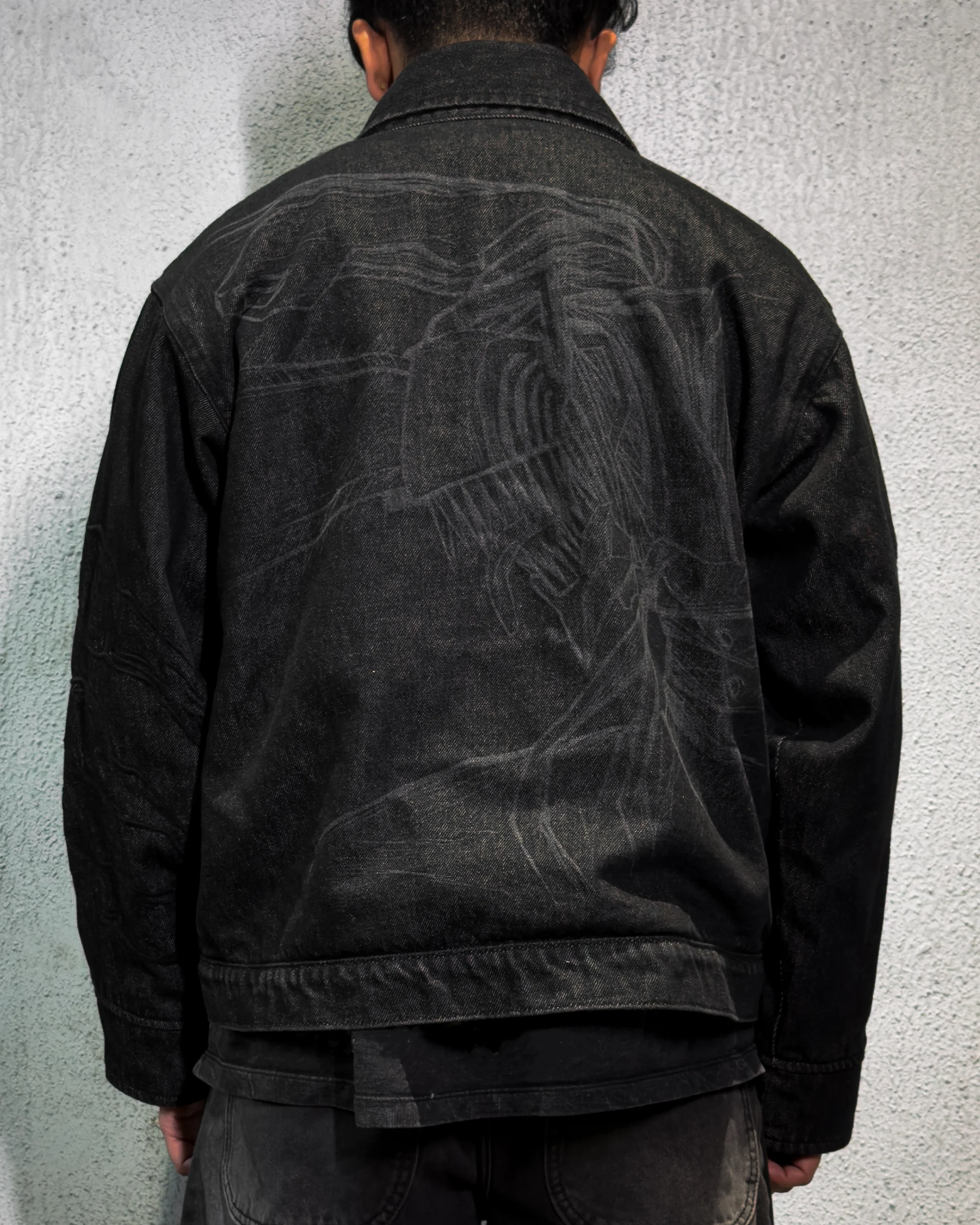 Devil (Embroidered Denim Jacket) - Image 5
